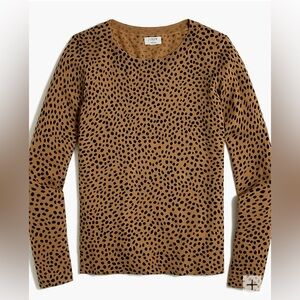 J. Crew cheetah print sweater (women’s XXL) (NWT)
